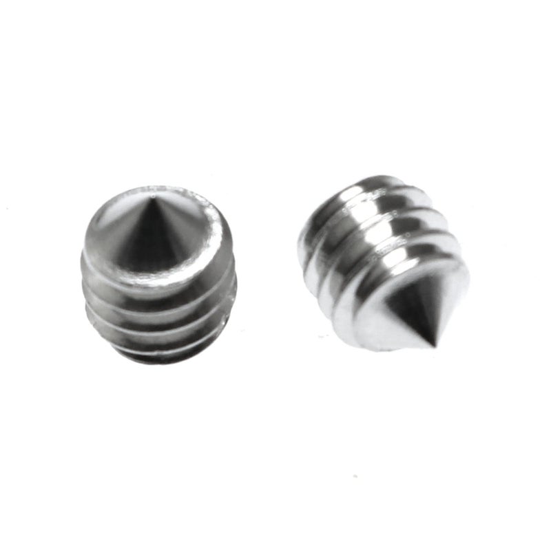 Maxmoral Set Screws 20pcs #8-32 x 3/16" Stainless Steel Cone Point Grub Screw/Set Screws for Door Handle, Bathroom - Image 2